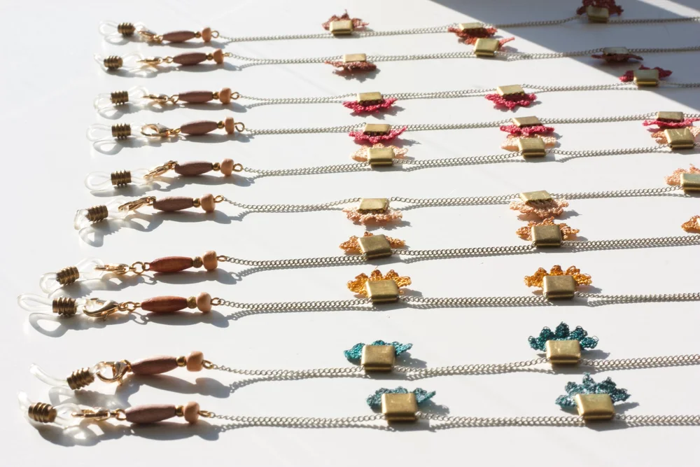 アクセサリー Yusuke0505 Pantai glasses chain — This Ilk - Vintage lace statement jewelry