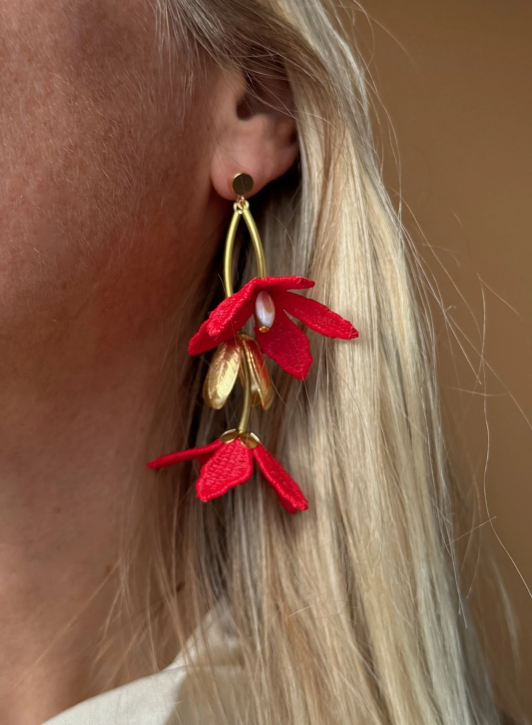 Tiaré earrings — This Ilk - Vintage lace statement jewelry