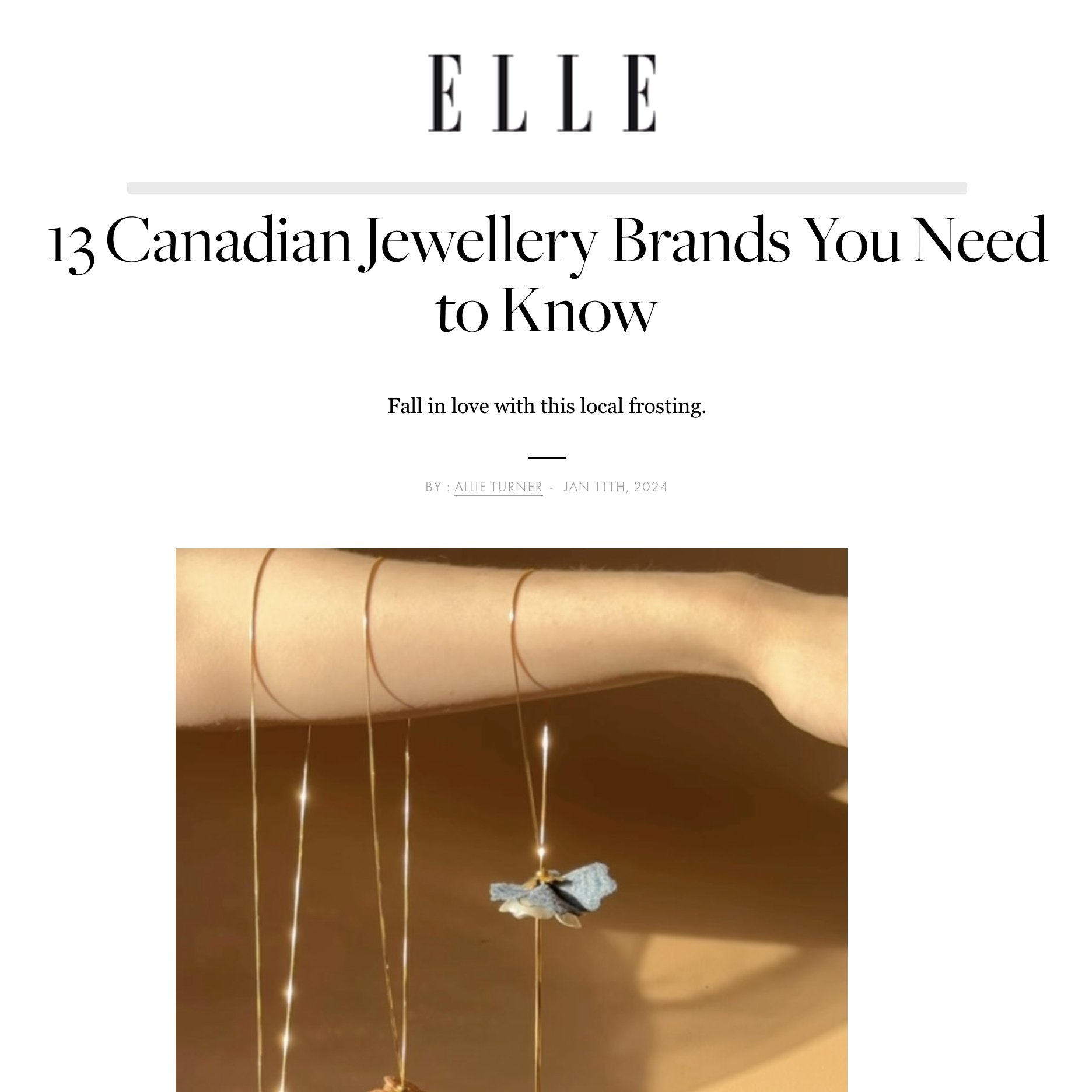  ELLE , January 11th 2024 