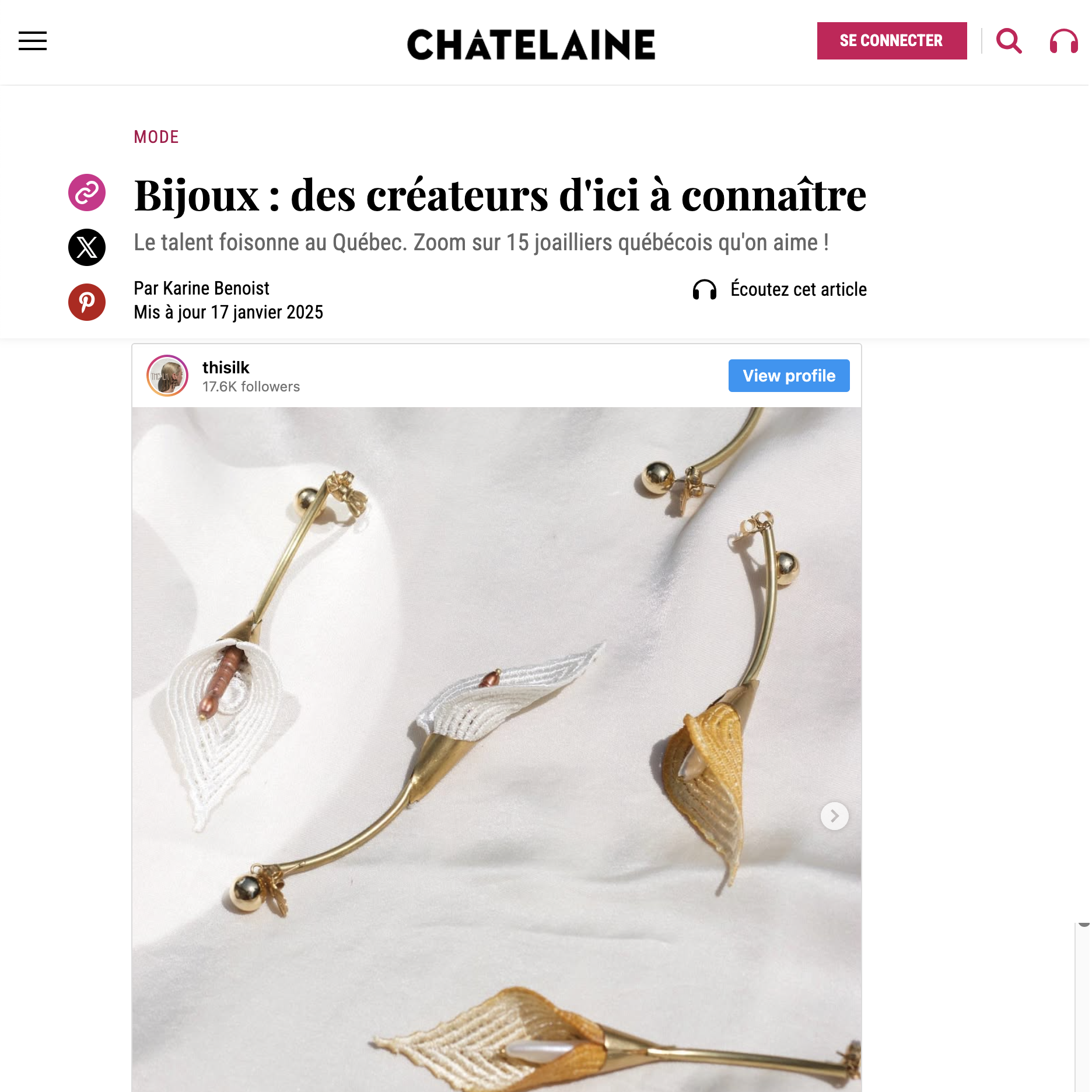  Châtelaine, 17 Jan 2025 