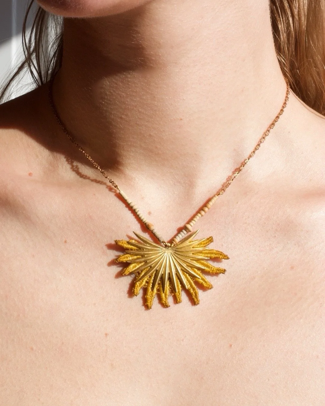 As close as you might get to wearing sunshine&hellip;

Heads up, we are running low on the vintage lace that composes Papyrus earrings and necklace! 

You might want to make a purchase if you had these on your list&hellip;

#vintagelace #statementnec