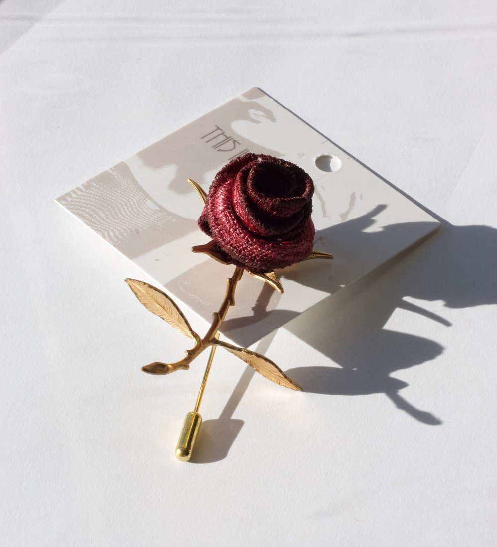 La Rose brooch — This Ilk - Vintage lace statement jewelry