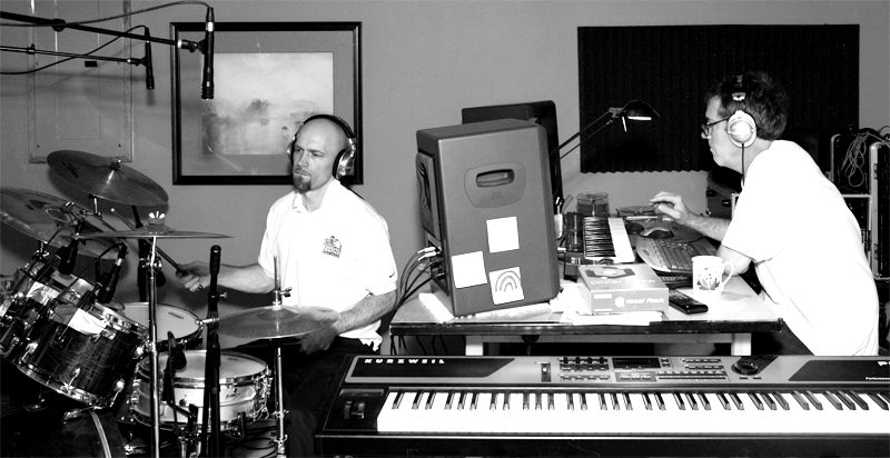 Reinhardt Melz on drums at Amherst