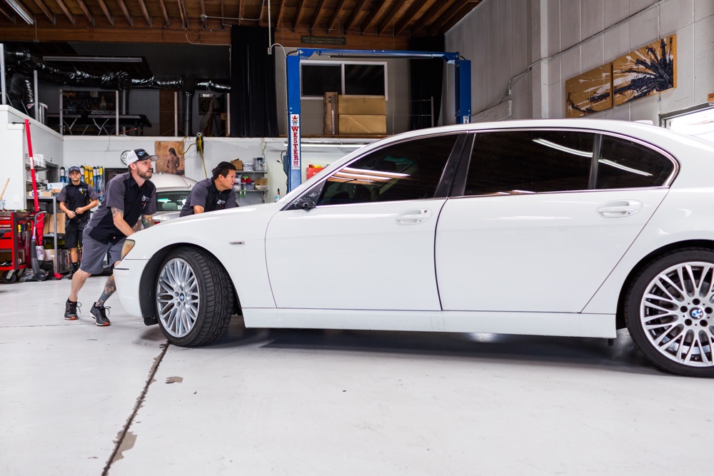 BMW Exhaust Pipe Repair at B and B Autohaus in San Diego