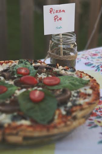 This was a serious pizza pie!