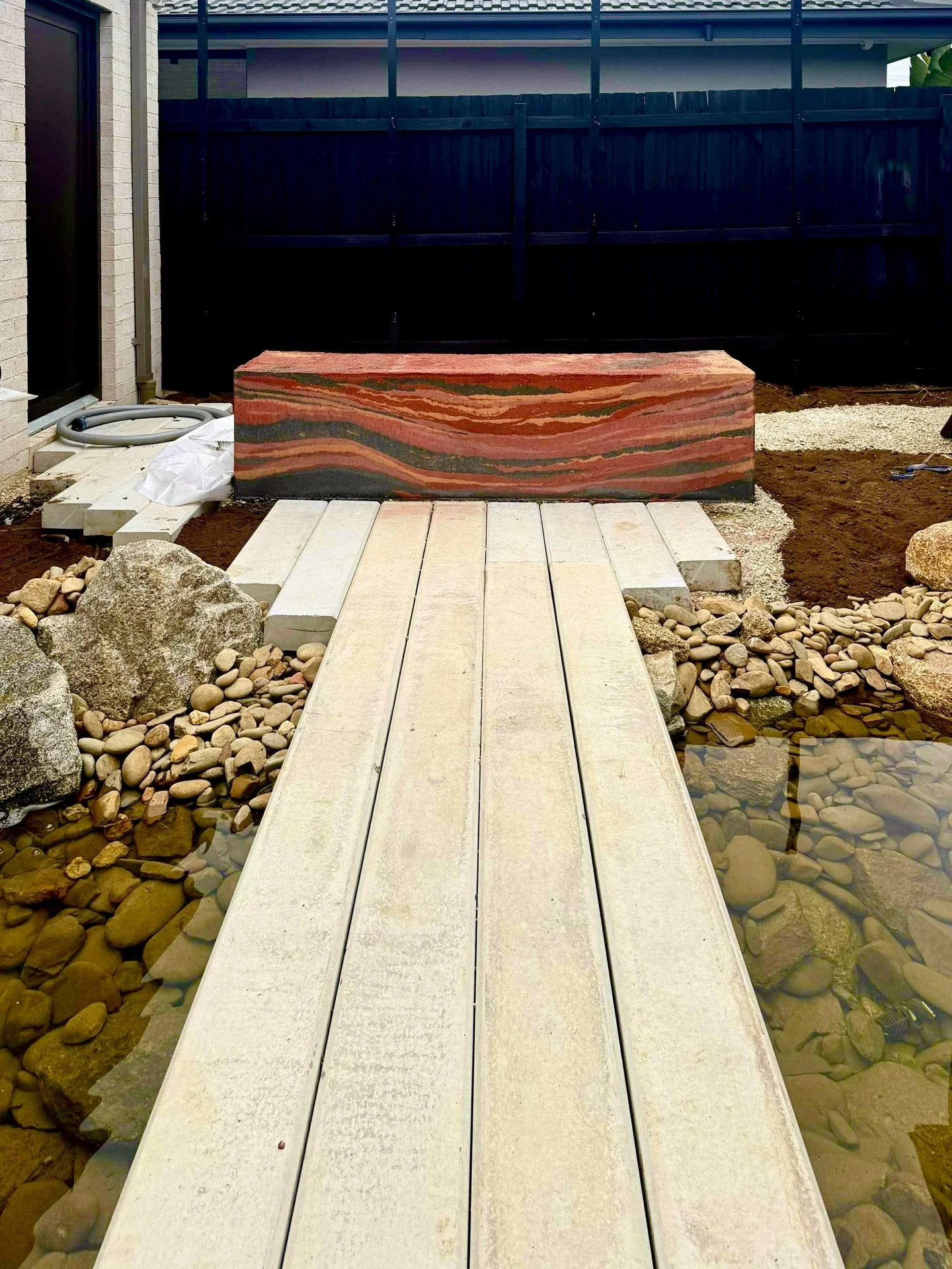 3, 2, 1&hellip;&hellip; just wait until the plants come! This seat is EVERYTHING @native_revival ! Also having to cross a pond to get to it. Watch this space :)
