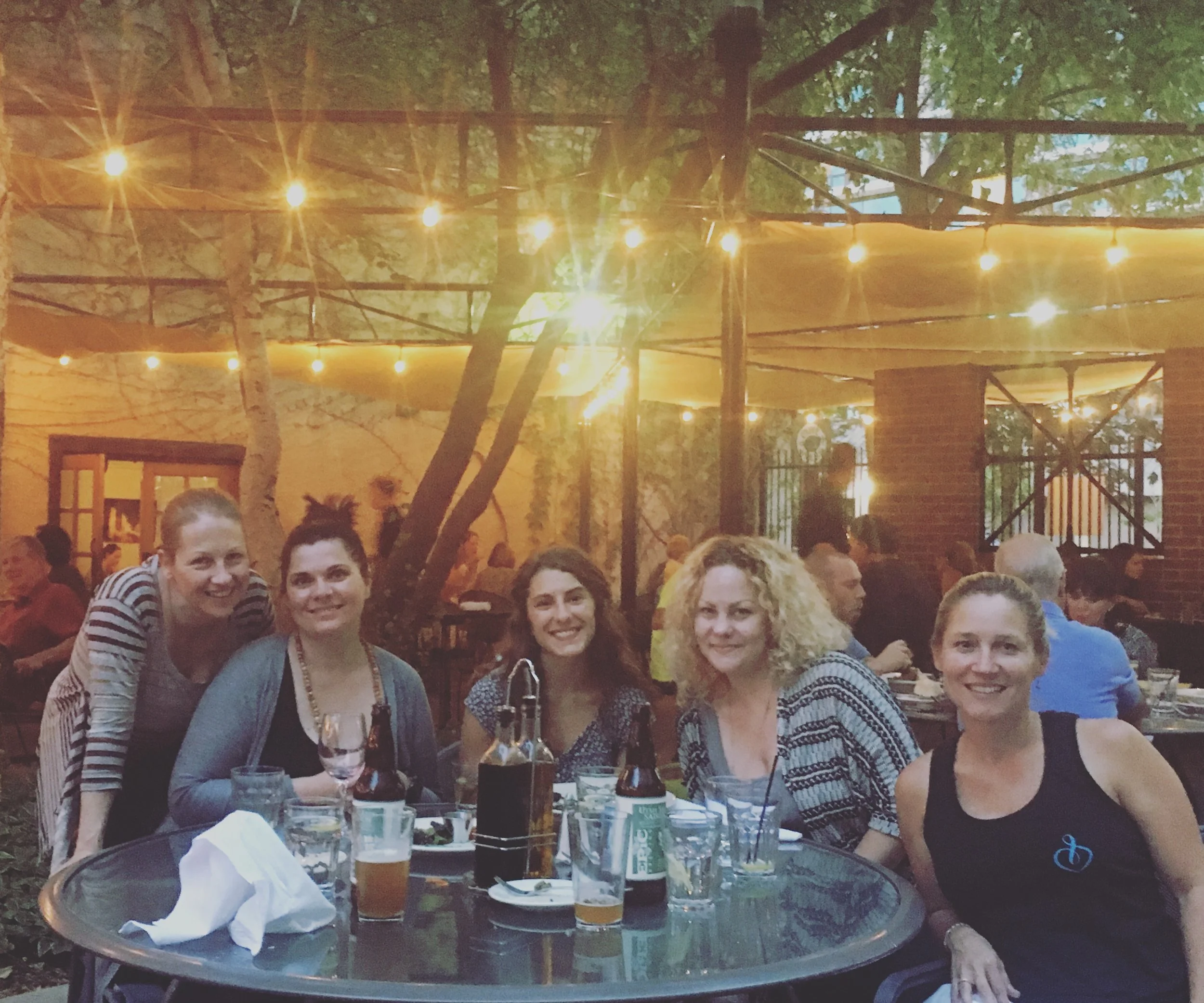 Great food. Great women. Great friends. 