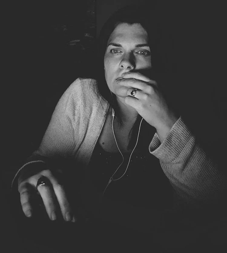 Captured by my husband, while I studied late one night. 