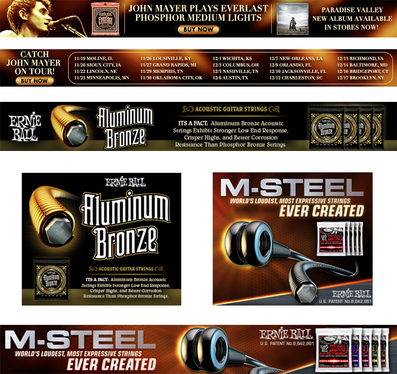 Various Web Banners