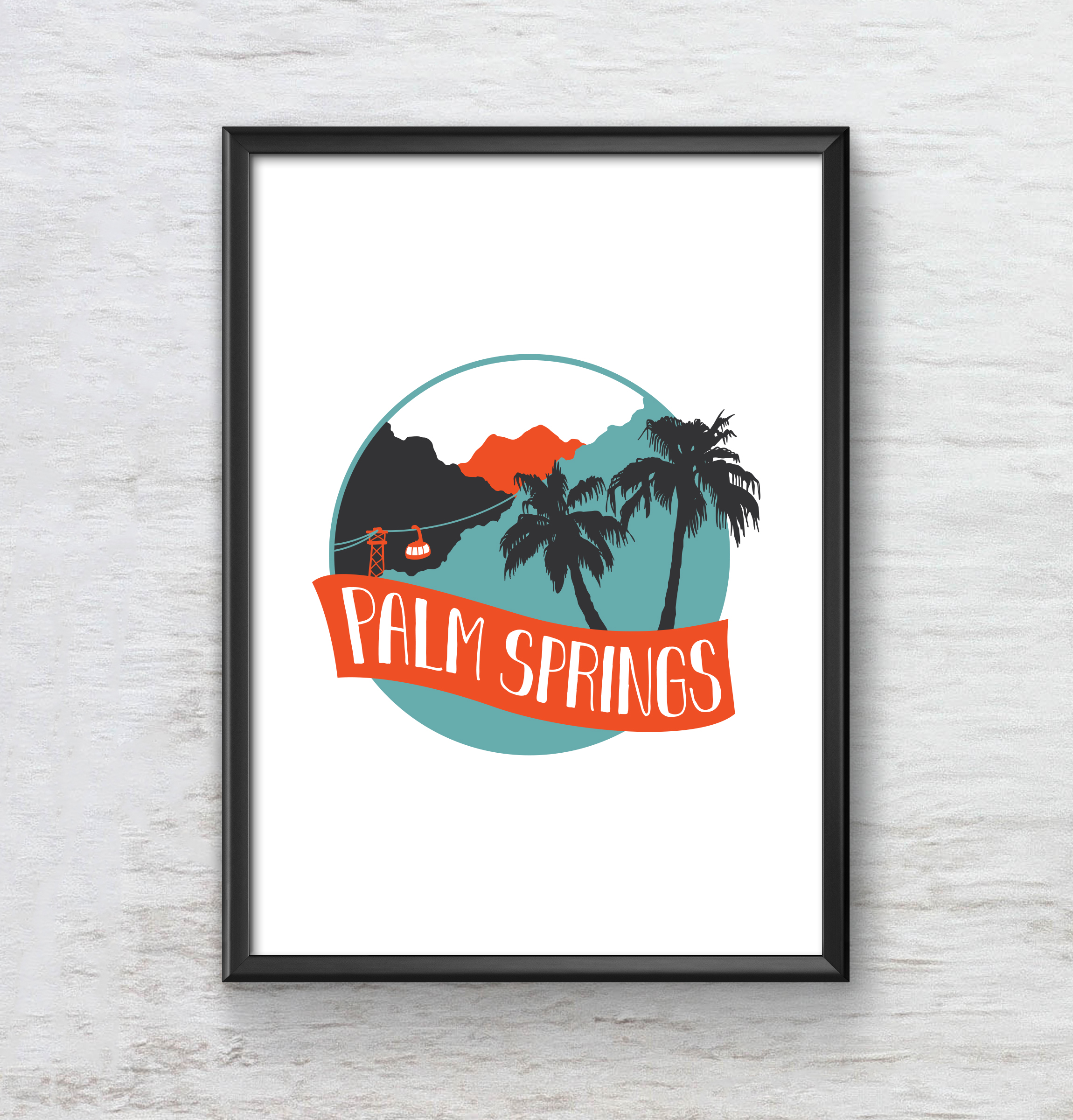 Palm Springs Retro Print