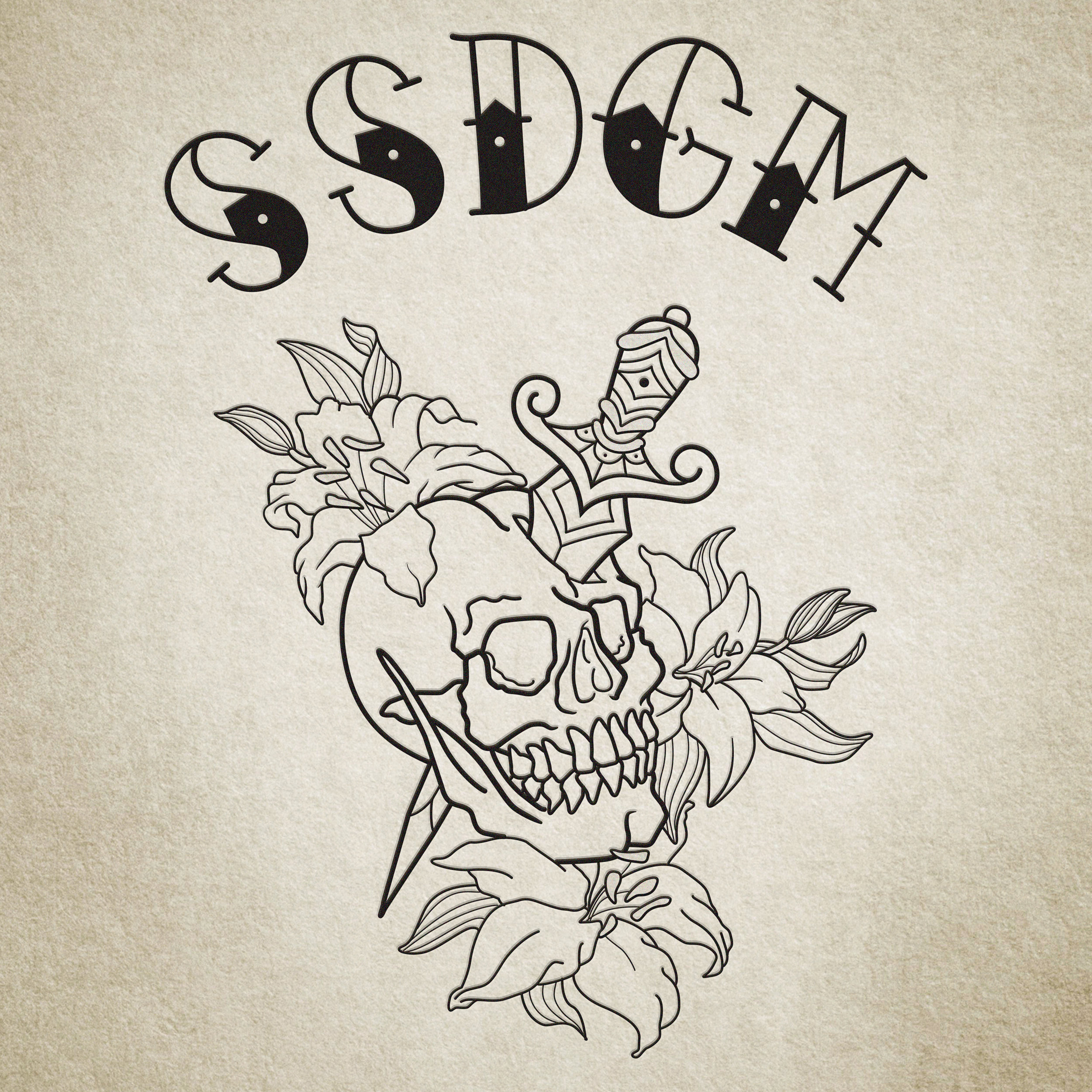 SSDGM Lettering