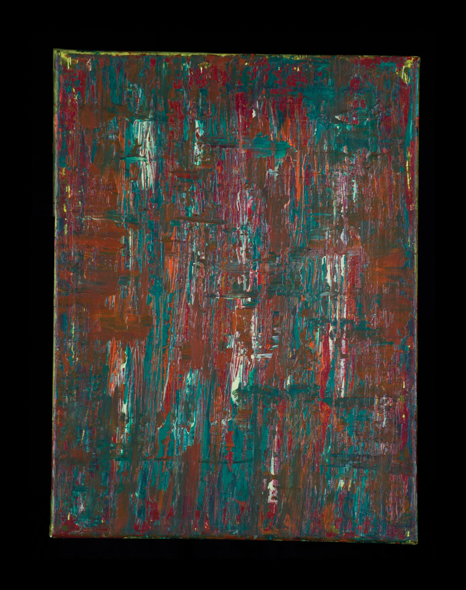 Untitled #6 - BIOMES , 2013. 12 x 16 in (30.48 x 40.64 cm). acrylic on canvas.