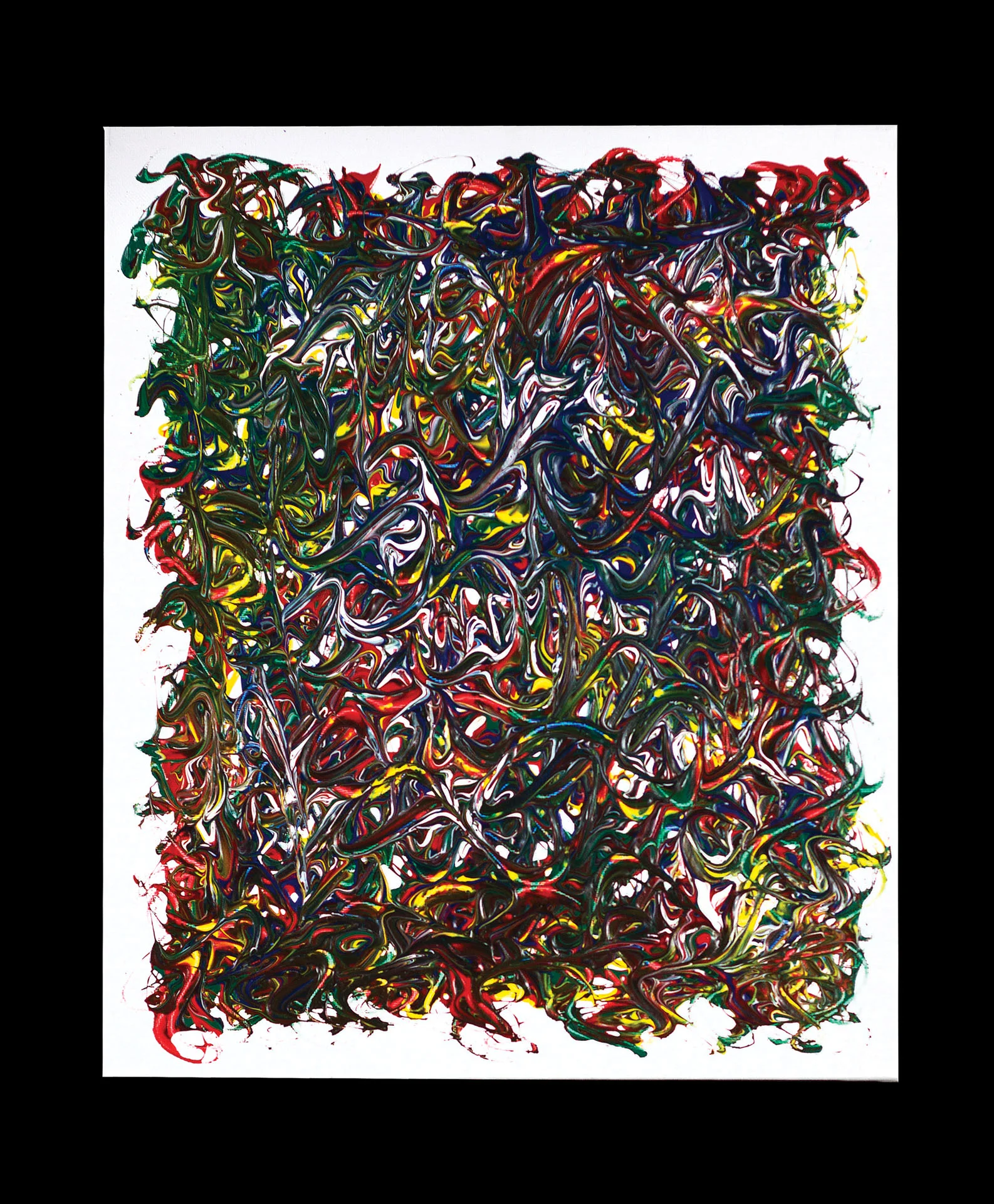 Untitled #18 - BIOMES , 2013. 16 x 20 in (40.64 x 50.8 cm). acrylic on canvas.
