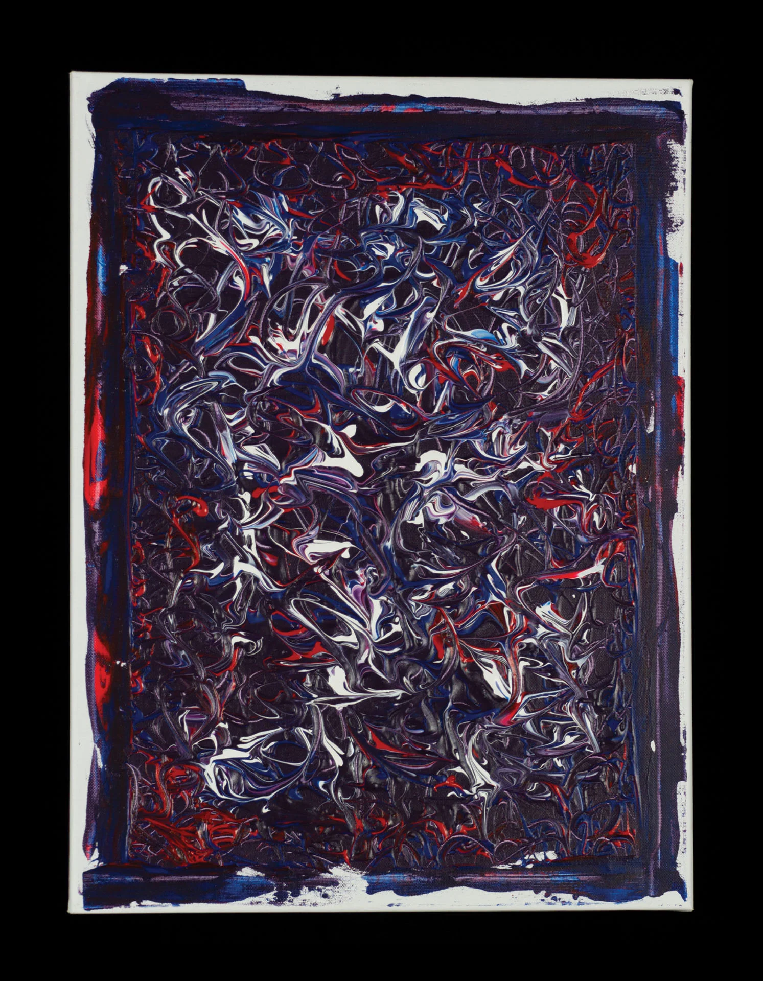 Untitled #25 - BIOMES , 2013. 18 x 24 in (45.72 x 60.96 cm ). acrylic on canvas.