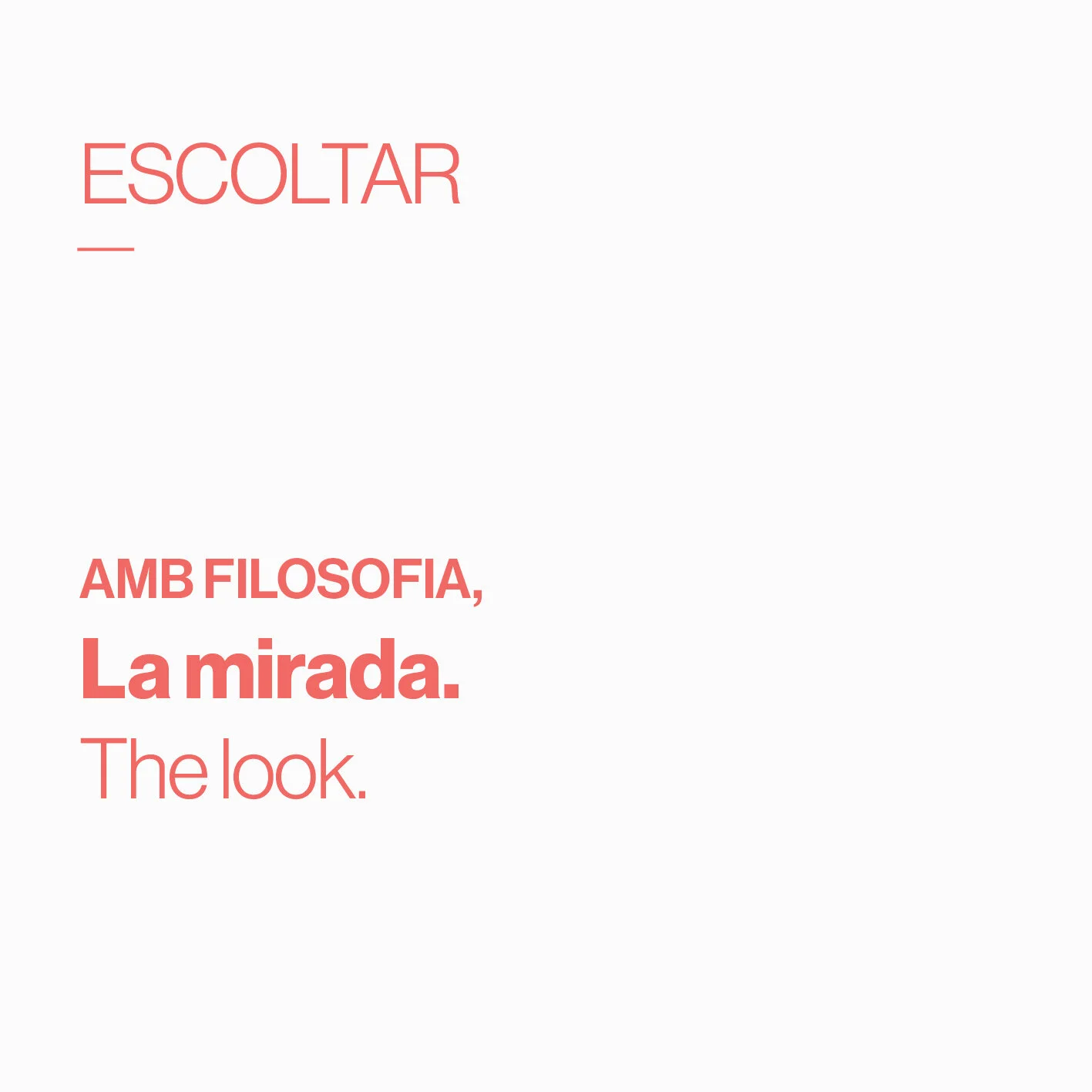        &nbsp;       
  
         La mirada     The look   

  
 
      &nbsp;      &nbsp;      &nbsp;      










































  

    
  
     

      

      
         
          
        
        

        
           
     