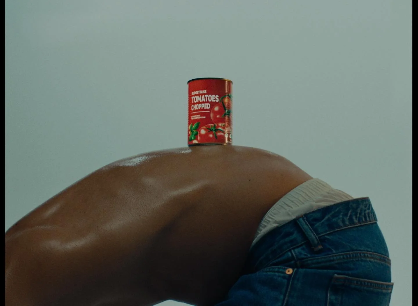 The brief ala @wearebabybaby :An American VO reading the recipe of Puttanesca, a shirtless male skate talent. Shot like a Calvin Klein commercial on something, with some extra grit to it. For Canned Tomatoes Budget Bliss
Nice to play around with this