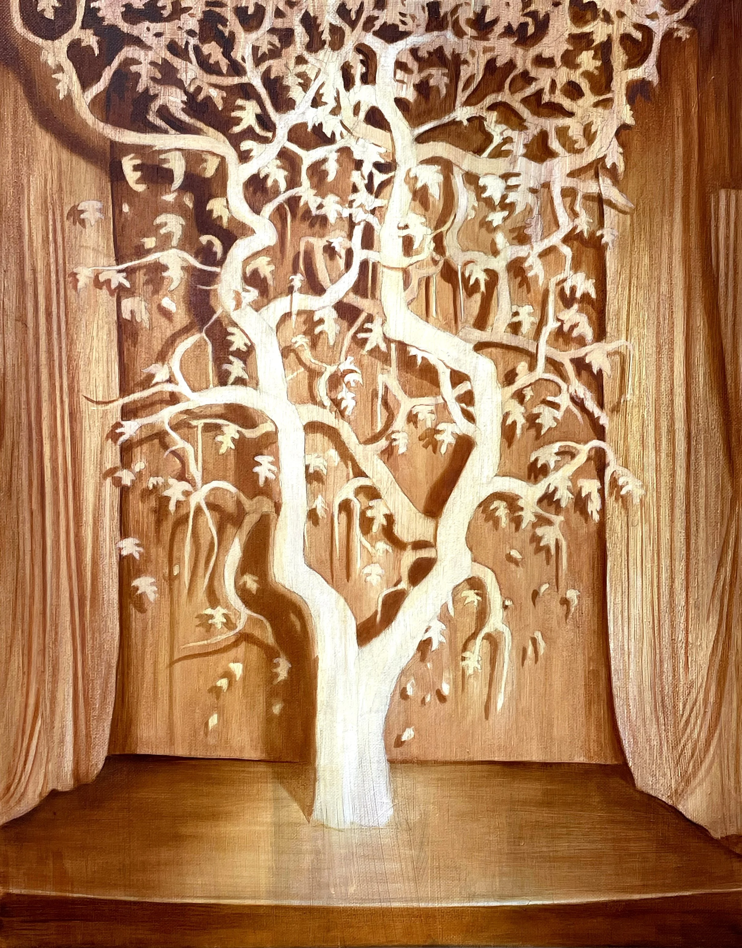   Closing Night   24” x 18”  Oil On Canvas  2025                         