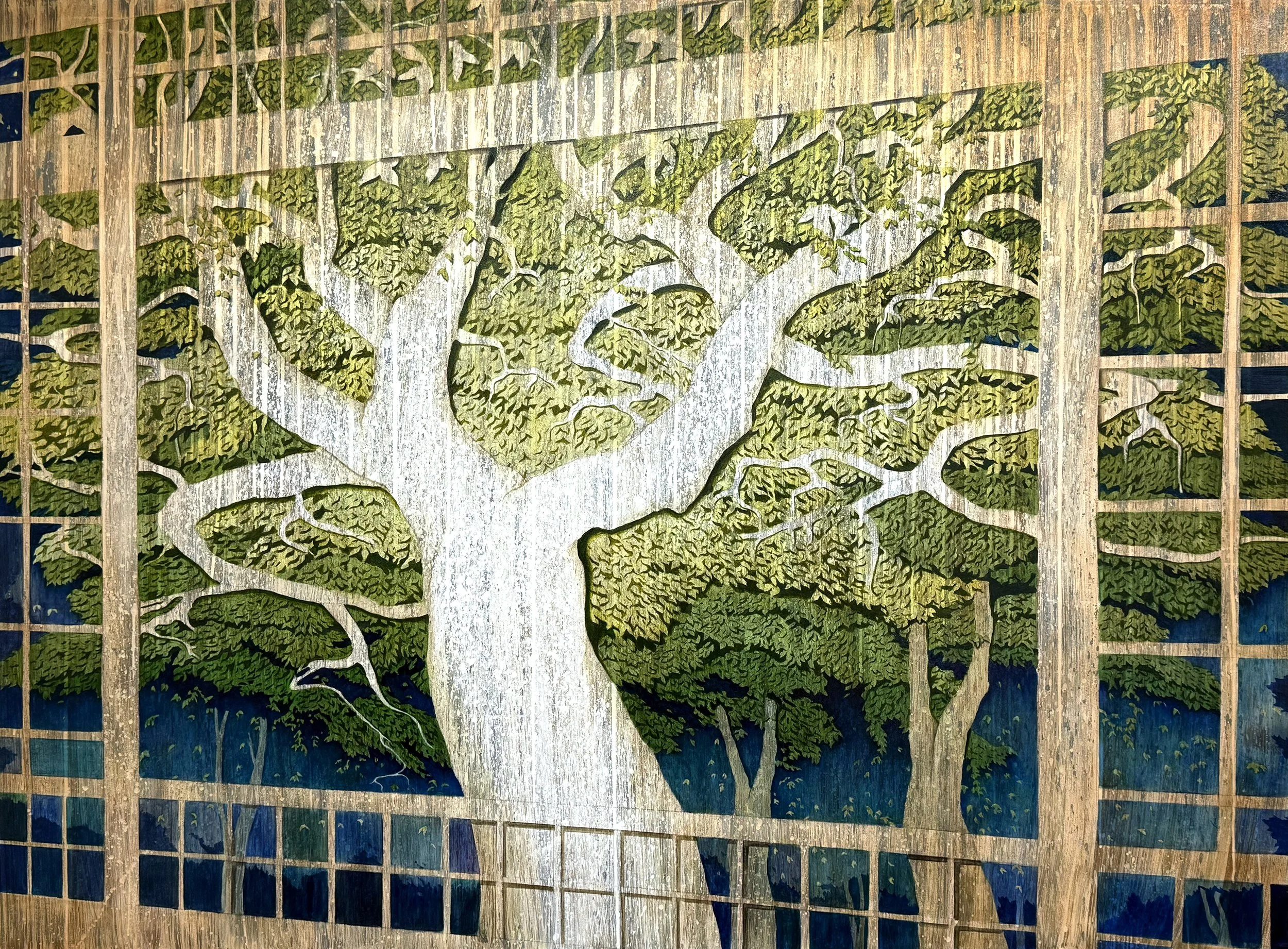   The Sutherland Oak   54” x 72”  Oil On Canvas  2025 