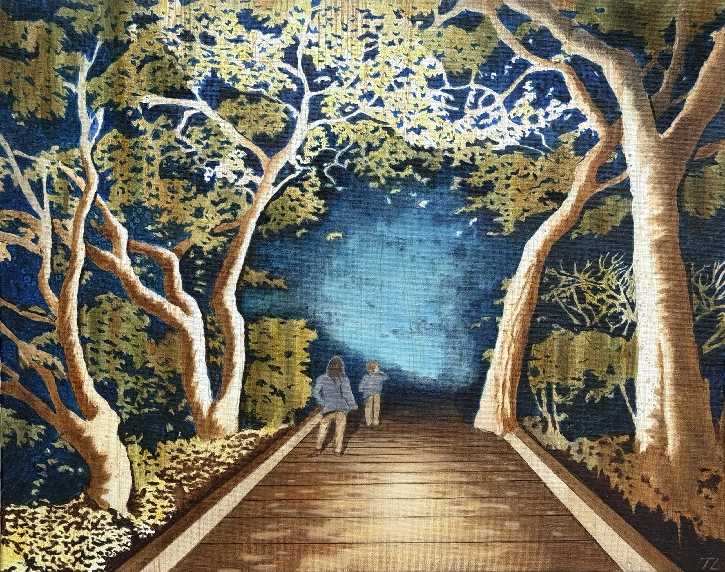   The Bridge   18” x 24”   Oil On Canvas  2026 