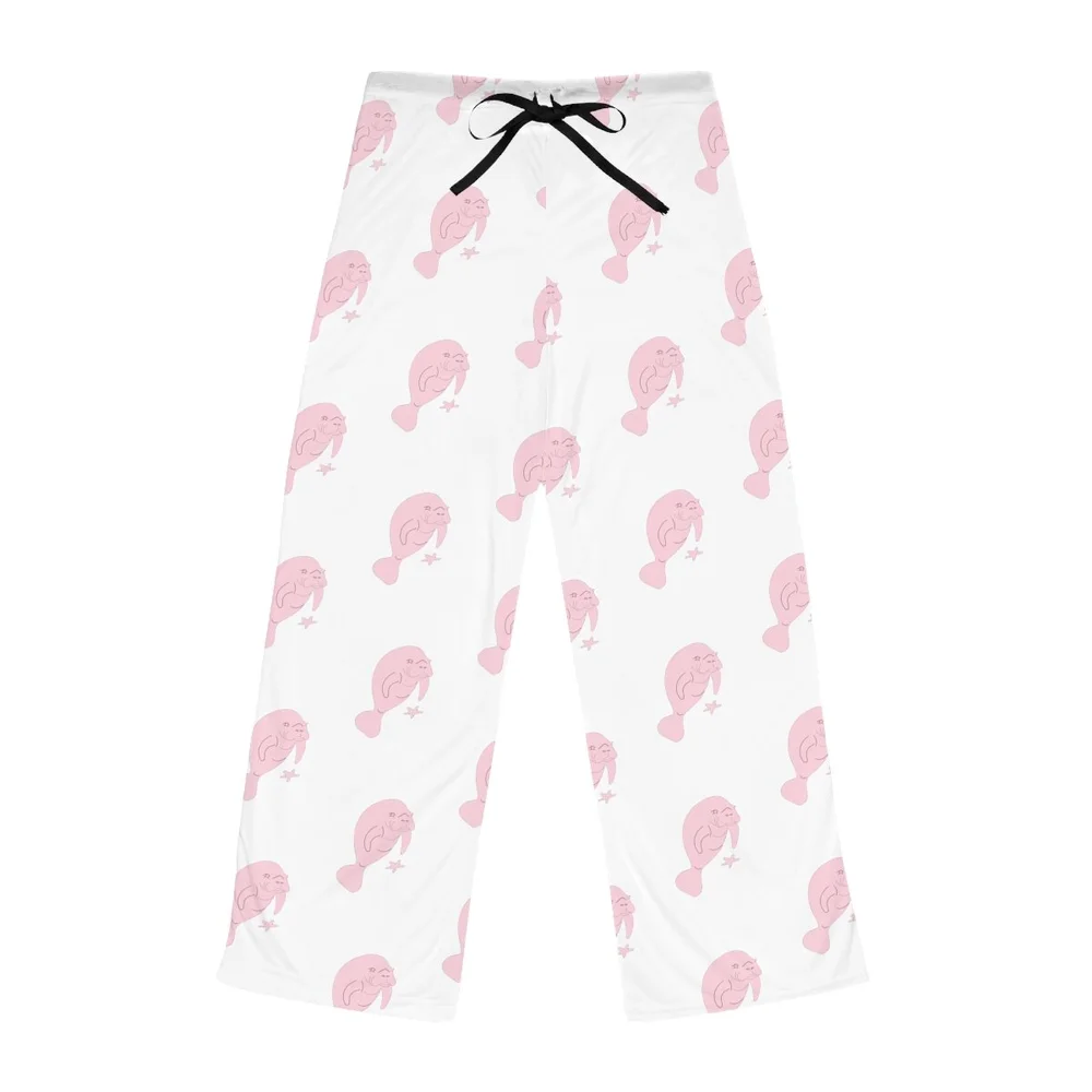 Women s Pink Manatee Pajama Pants Manatee River Trading Company
