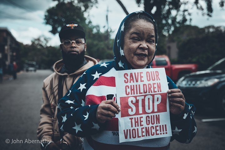 Last night around 10 PM, three young girls were shot in East St. Paul. A 13-year-old girl died. Nasiy Nasir X national chairman of @tlojafnationalheadquarters gave a press conference. The white car had approximately 10 bullet holes. #stopgunviolence 