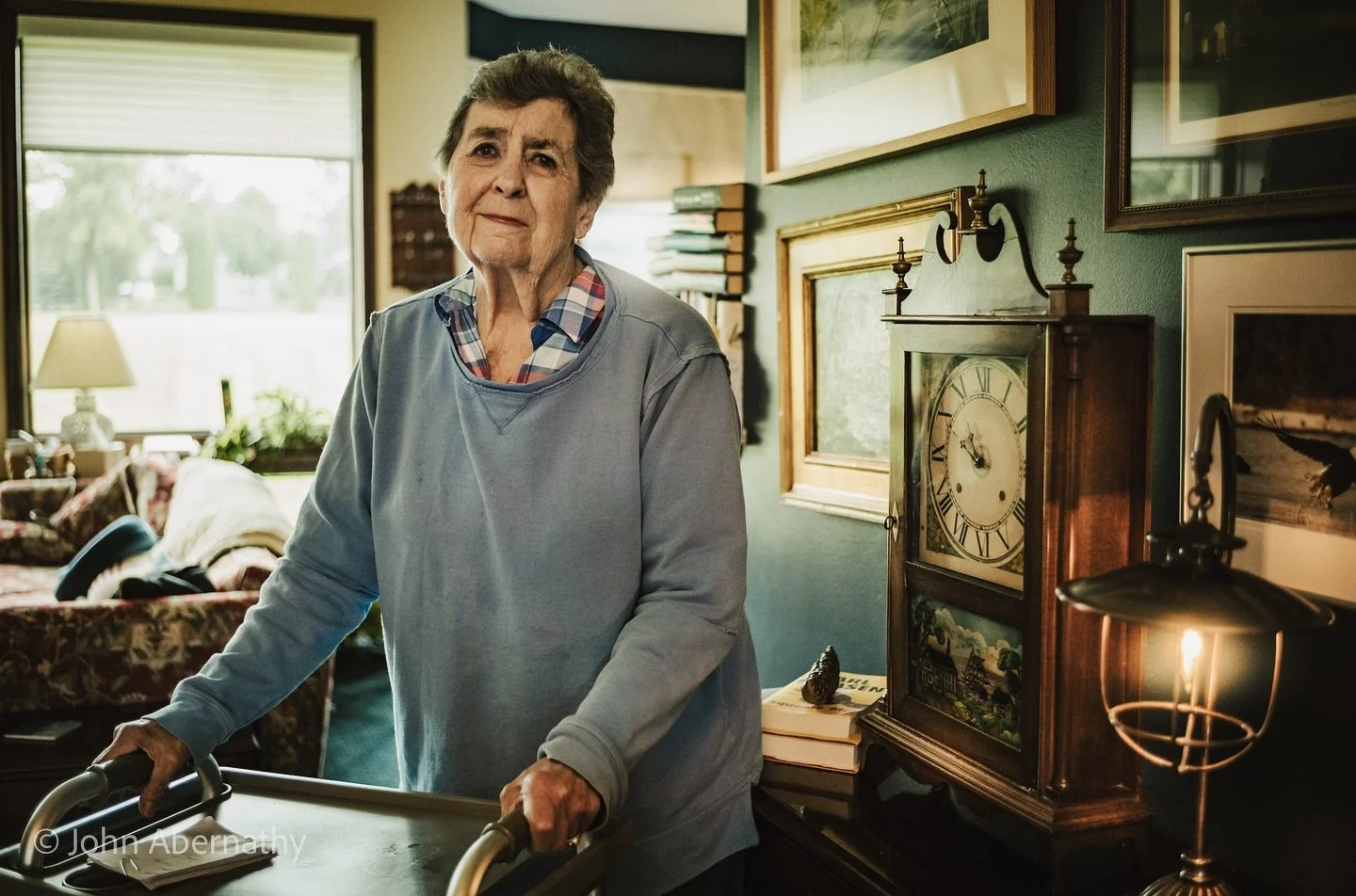 From my “Portraits from my Handyman” series. Taken while I am on a job for my Handyman business @the_honey_do_handyman This is Mary Jo. When I told her I am a photographer and I wanna take her portrait she told me her dad invented the aut