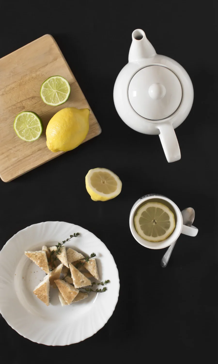 3 cups of tea. • by Bára Perglová • baraperglova.com