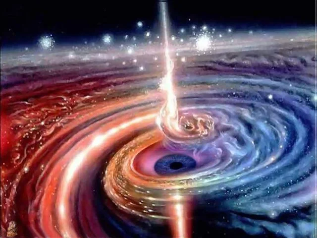 Try it like this! Breathe the universe up and down your spine.