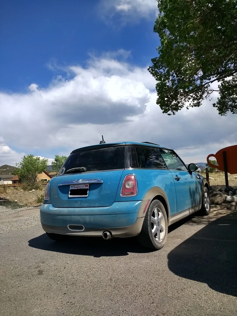 Good thing I detailed the Mini before I started the trip! Lol.