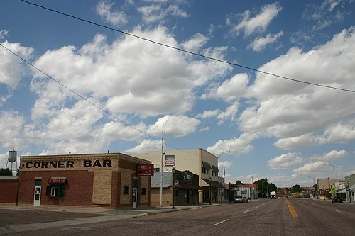 Lingle's historical downtown district. Just kidding, that's all of it.