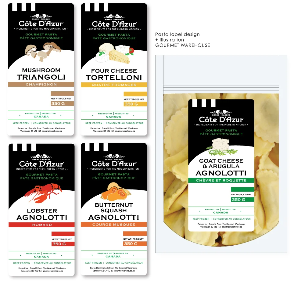 label design + illustration