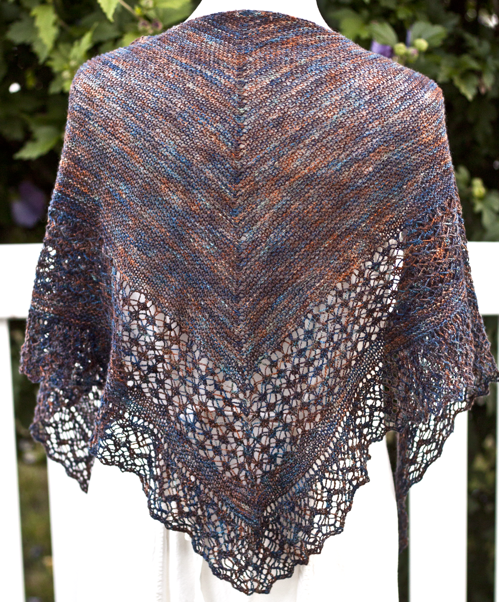 Rock Island Shawl - Saluki, The Quick Brown Fox Jumps Over The Lazy Dog