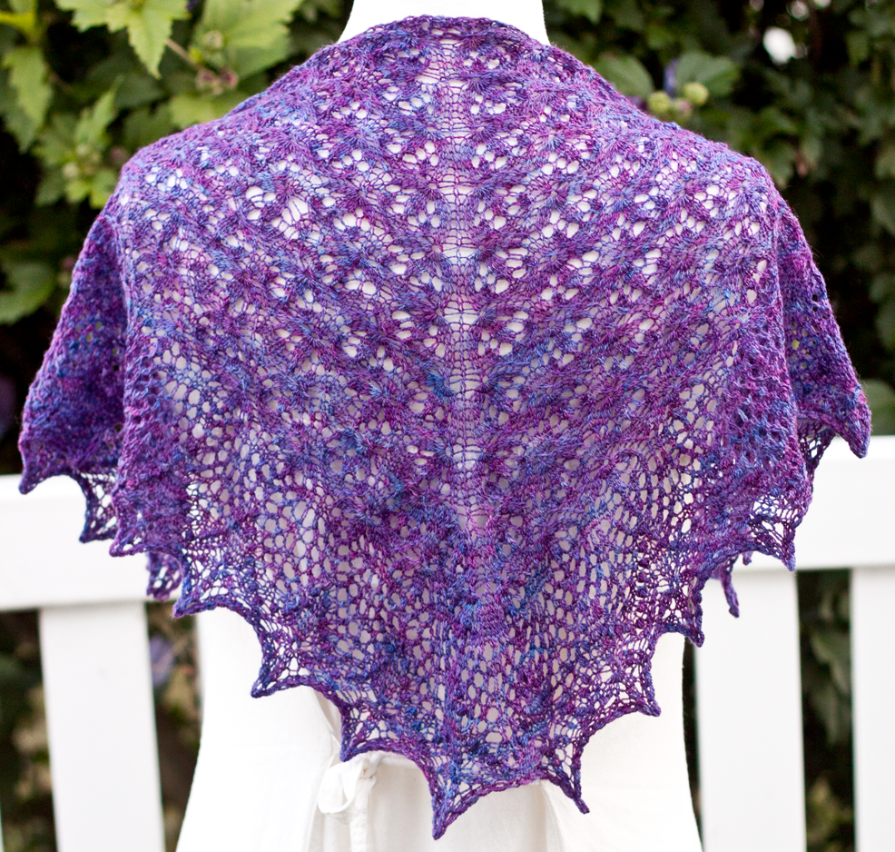 Echo Flower Shawl - Basenji, Running Dog Nebula