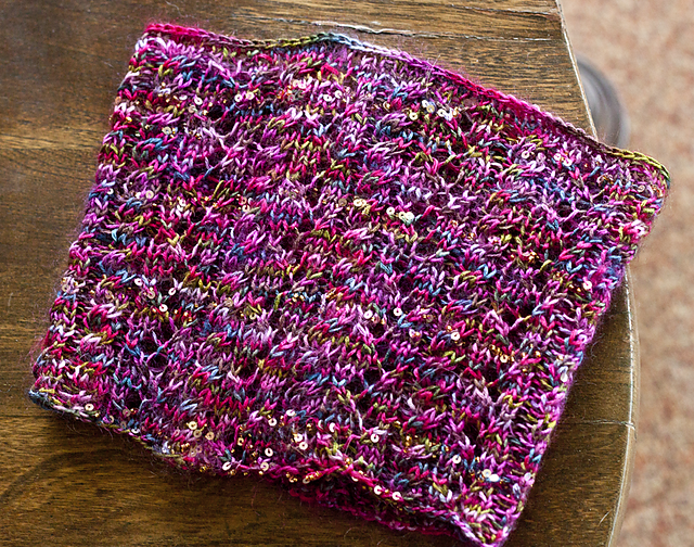 It's hard to see in all those colors, but there are sequins in there!