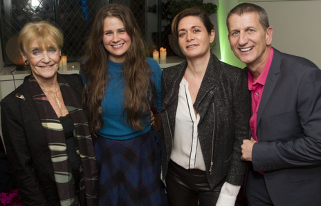 Joyce Hytner, Lucy Kirkwood, Dorothy Berwin and Tom Kirdahy