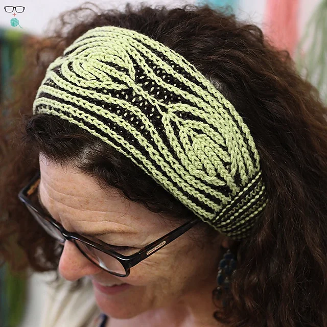Vintage Vanity brioche headband designed by Meaghan Schmaltz 