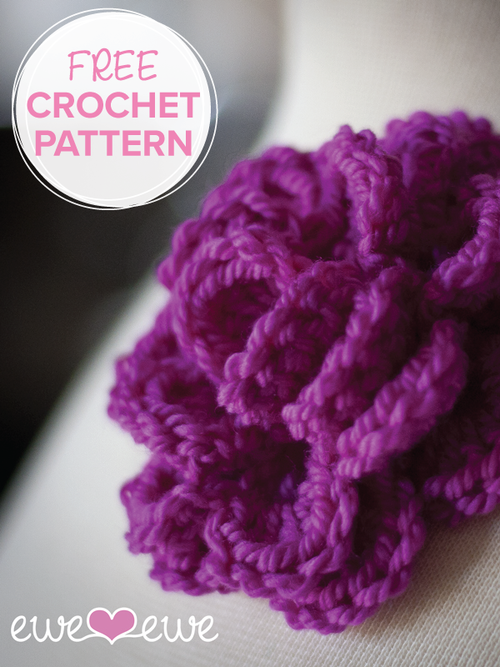 Pretty Corsage Free Crochet Flower Pattern Ewe Ewe Yarns