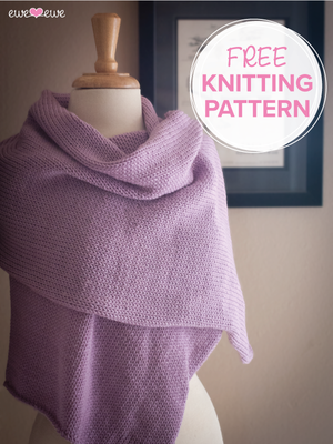 Radiant Wrap Free Shawl Knitting Pattern Ewe Ewe Yarns