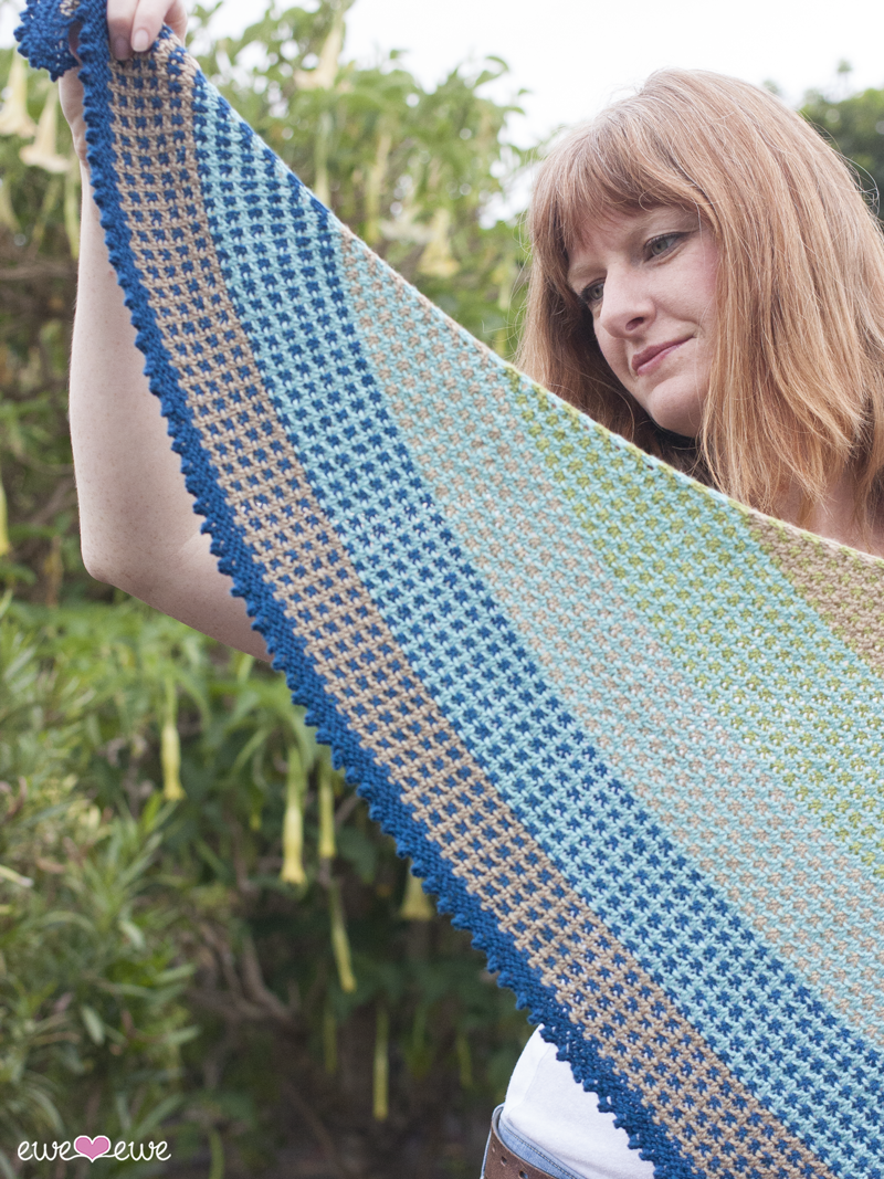 Ewe So Summer features an easy-to-knit slip stitch pattern