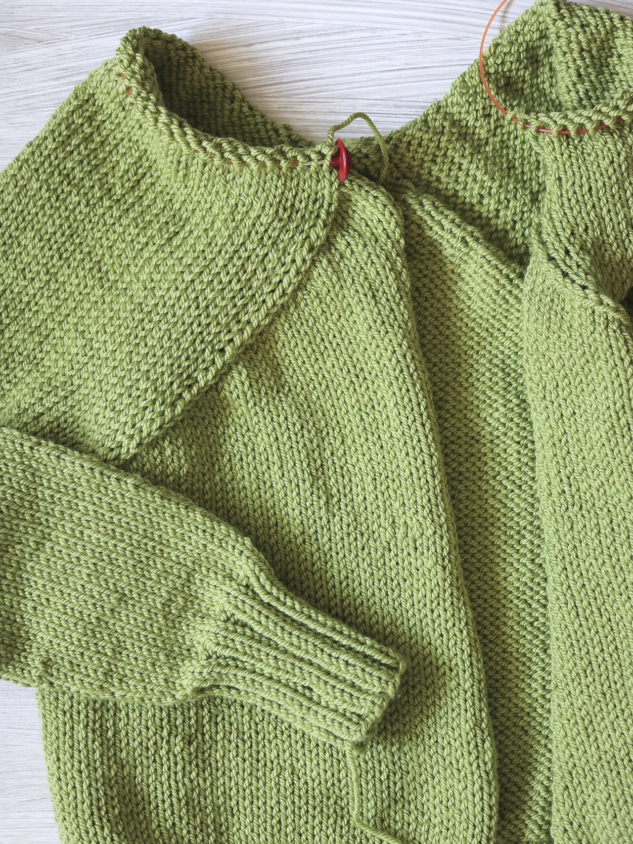 Carbeth Cardigan almost done!