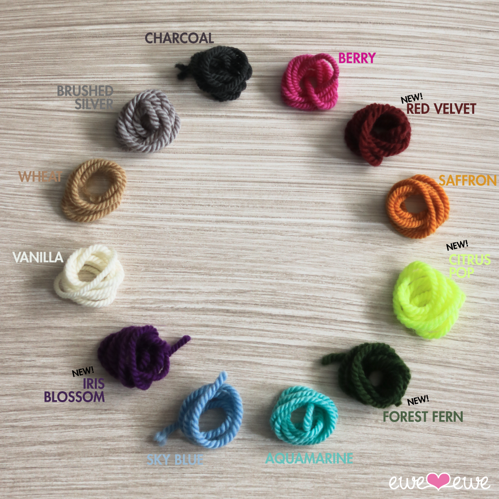 Fluffy Fingering merino yarn by Ewe Ewe