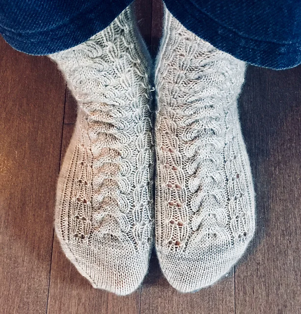 Galiano Socks knitting pattern on Ravelry