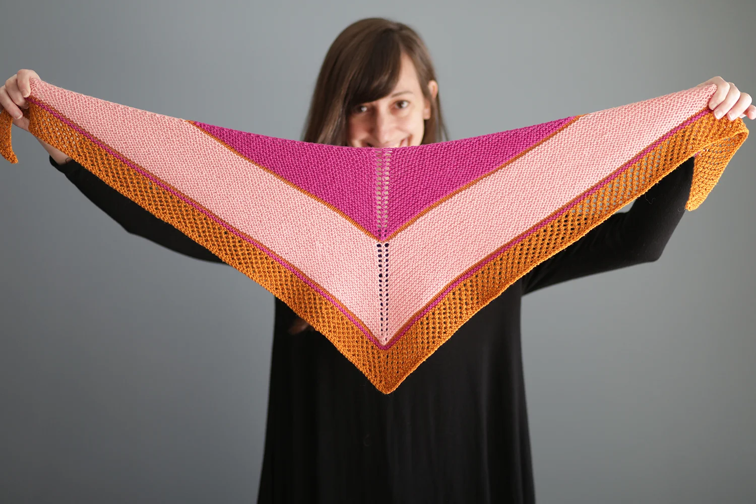 Sporty Forty shawl designed by Elizabeth Smith