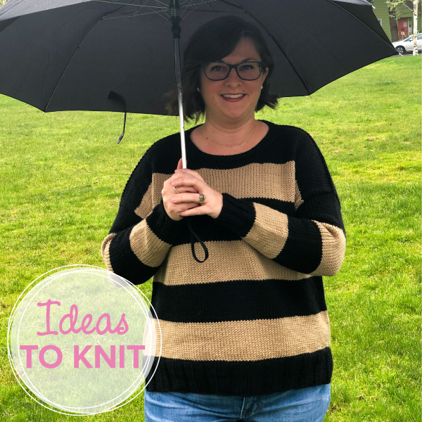 The Daily sweater designed by Drea Renee Knits