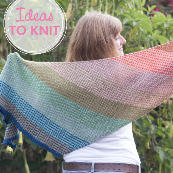 Ewe So Summer shawl designed by Meaghan Schmaltz for Ewe Ewe Yarns