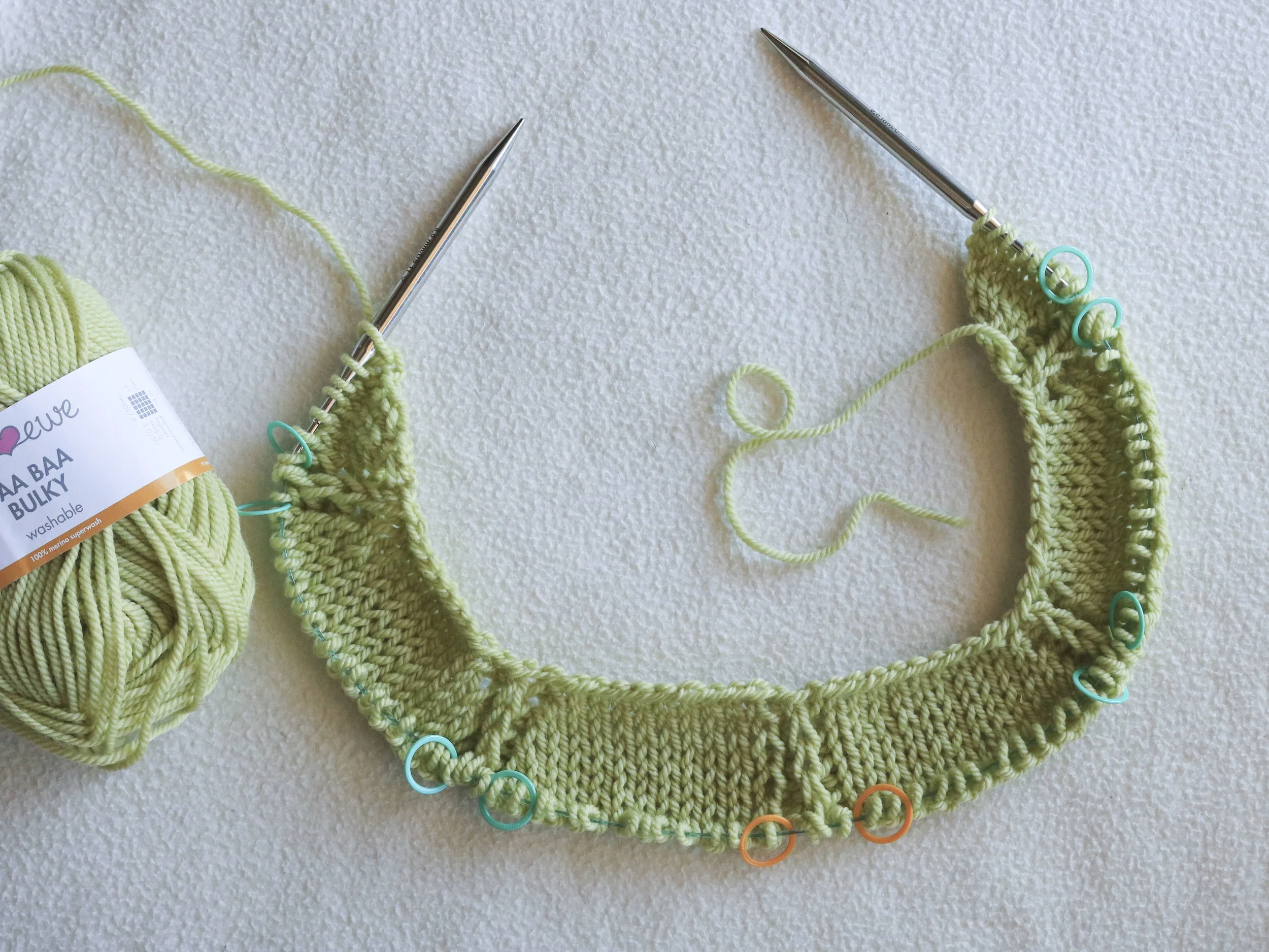 Getting started on the Ursa sweater by Jacqueline Cieslak