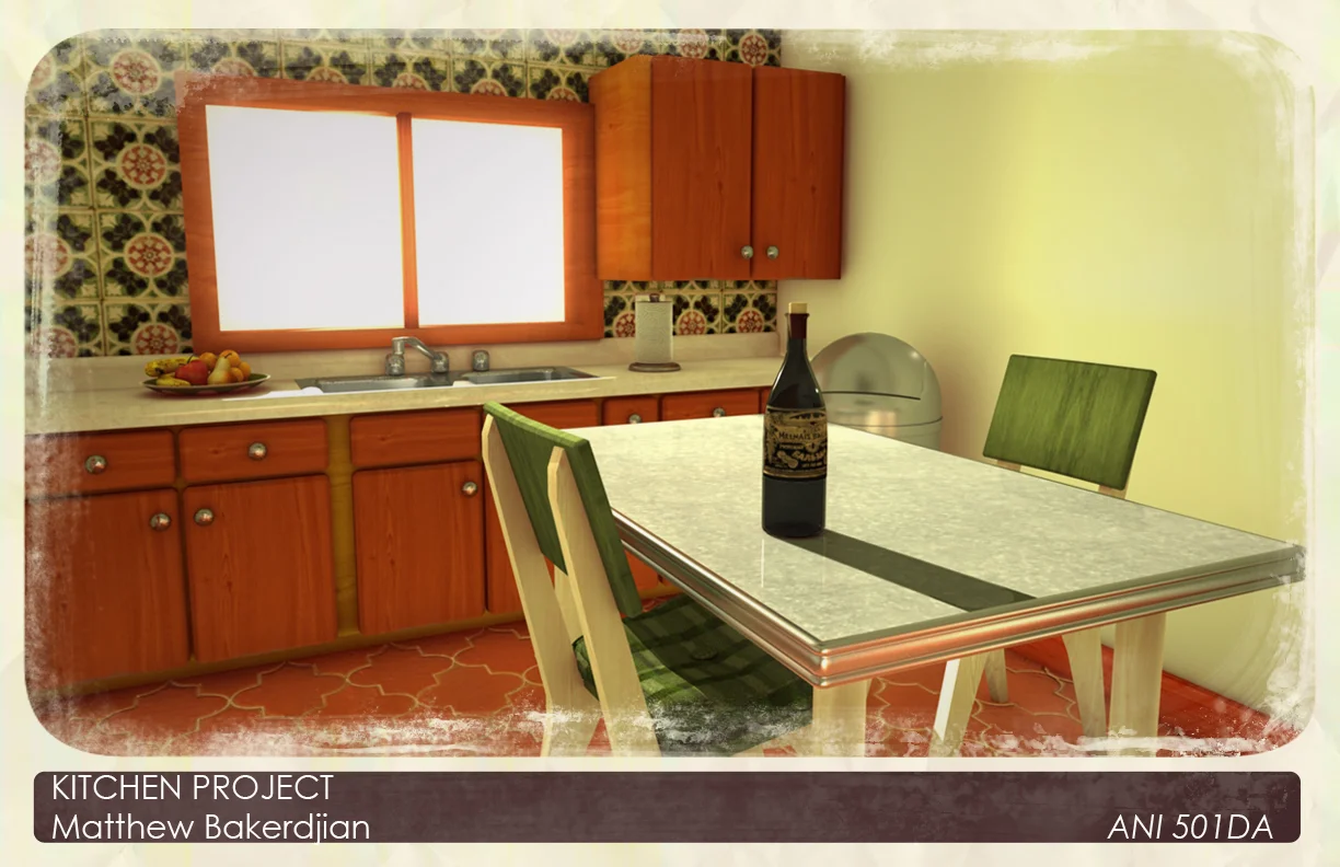  Textures, Lighting and Rendering (with Mental Ray) and compositiing done by me. 