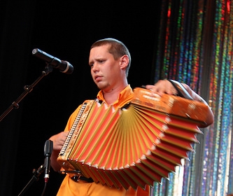 Performing at 2014 Accordion Kings & Queens Festival