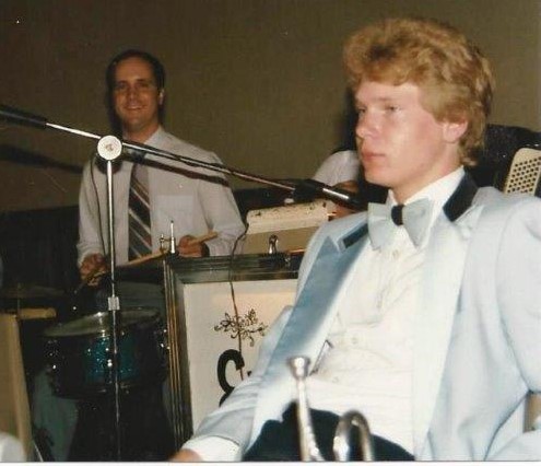 DZ with Ernie Kucera band, early 1990s