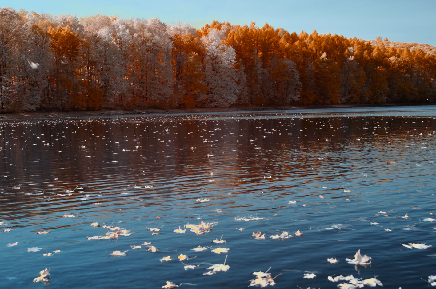 Tomhannock Lake, NY, EUA.